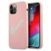 Guess GUHCP12MLSVSPG iPhone 12/12 Pro6,1 różowo zielony/green pink hardcase Silicone Vintage